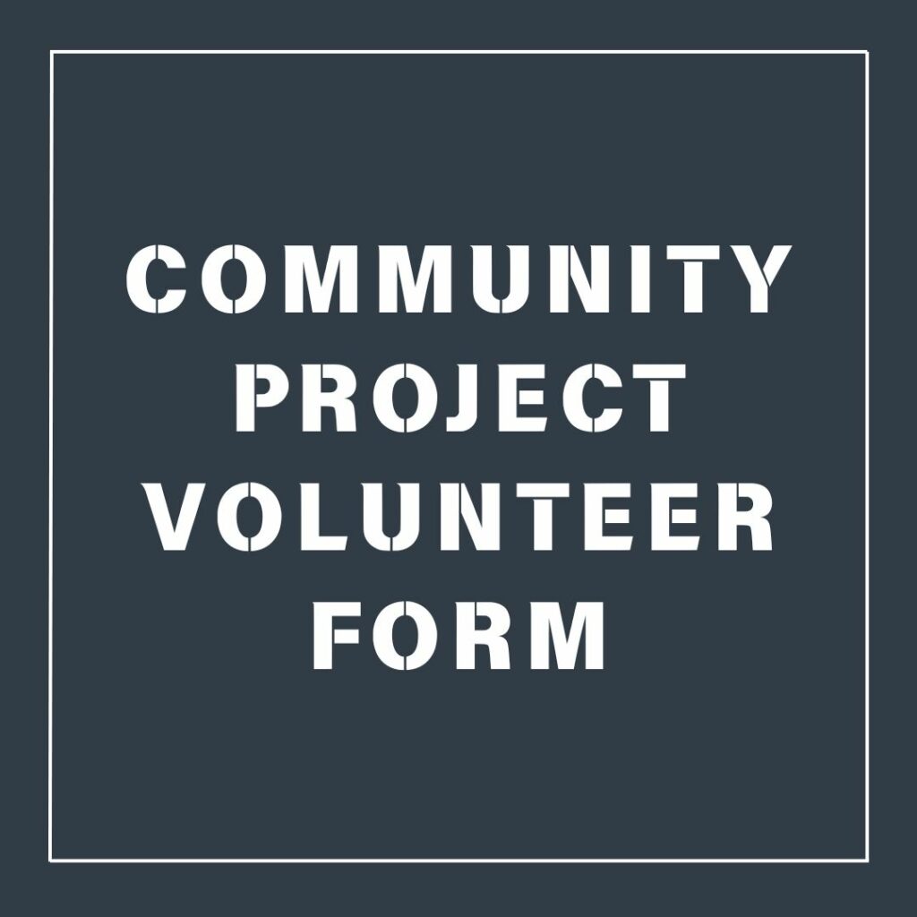 COMMUNITY PROJECT VOLUNTEER FORM (1)